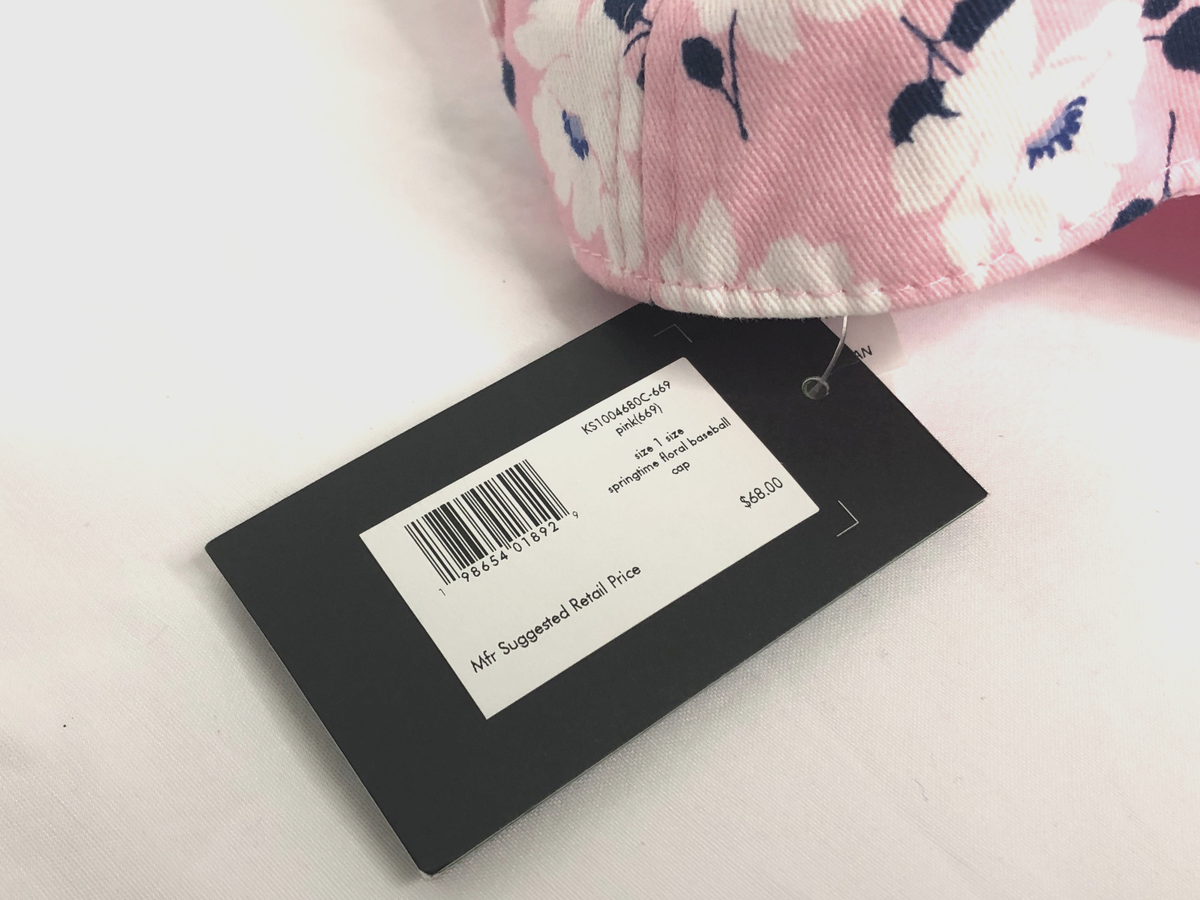 NWT Kate Spade NY Pink Floral Baseball Cap Kate Spade New York Embroidered Baseball | Mercari main image 2