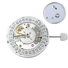 White/Gold Automatic Mechanical Watch Movement 4 Hands For ETA 2836-2 GMT