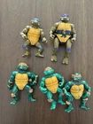 Vintage Teenage Mutant  Action Figure Lot 5 Figures Michelangelo & Donatello