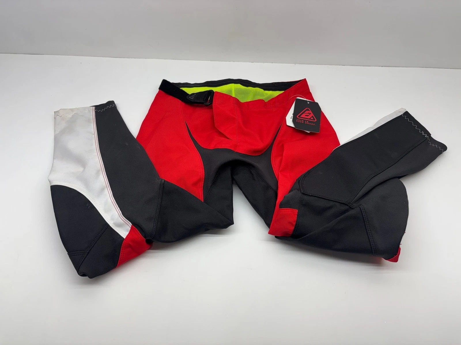 Answer Men's Riding Pants Medium Black Red M Apparel Gear Motocross MX Off Road