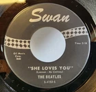 Beatles 45 - She Loves You - OG Press - Swan - VG++