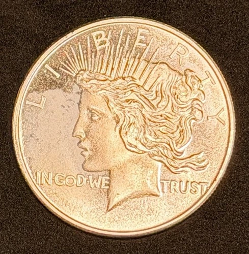 1 oz Silver Peace Round BU .999 Fine, One Troy Ounce, Vintage No Reserve #948