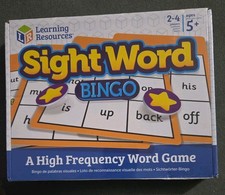 Image of Sight Word Bingo Game - Children's Educational Literacy Reading Lotto Game