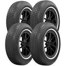 Qty 4 23575r15 Tornel Classic 105s Sl White Wall Tires