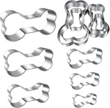 Dog Treats Cutters Set 6 Pieces Dog Cookie Cutter Sets Different Sizes Mini Smal