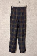 LOT OF 2 - 50s VTG Women s Plaid Pleated Pants Bottoms