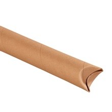 2" x 12" Kraft Crimped End Mailing Tubes-Pack of 50