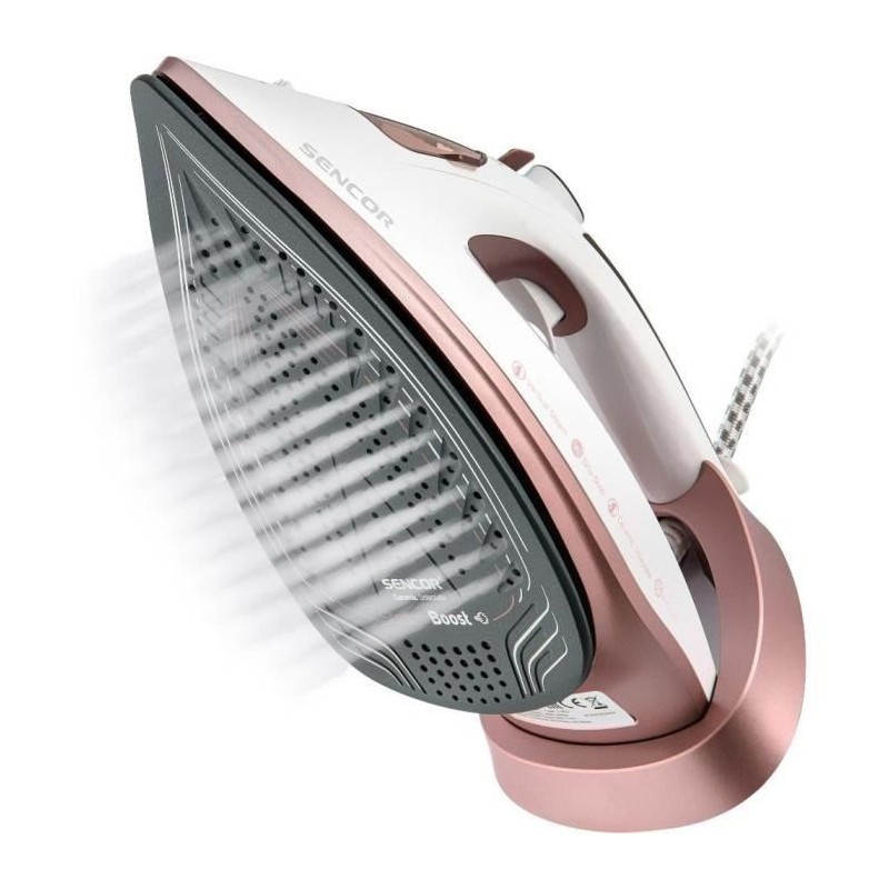 Fer à repasser vapeur Sencor SSI 3520RS jet de vapeur vertical rose - 4
