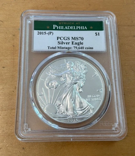 Photo of a 2015 American Silver Eagle from an eBay listing that sold on Jul 23, 2026