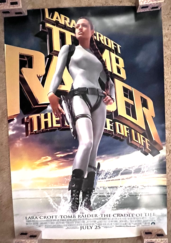 Lara Croft: Tomb Raider 2001 Double-Sided Movie Poster 27x40