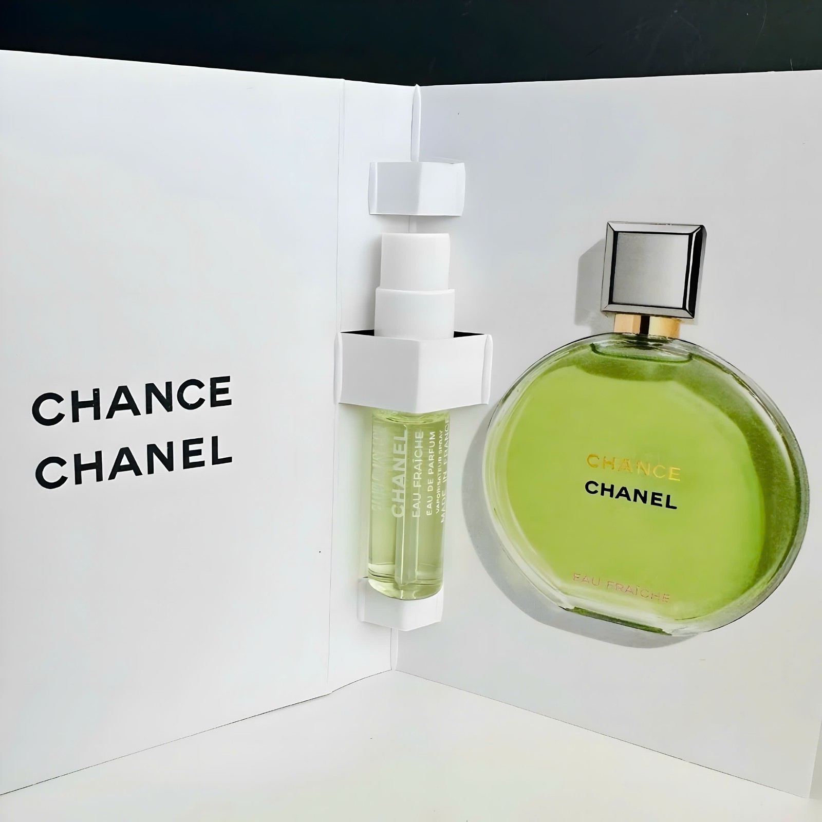 Chanel Chance Eau Fraiche EDT 2ml Sample Spray Vial Authentic Fragrance