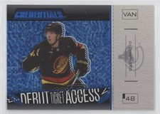 2023 Credentials Debut Ticket Access Horizontal Blue 33/49 Cole McWard #135 1m72