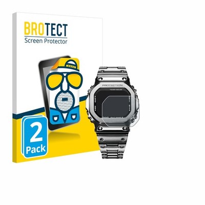 2x Displayschutzfolie matt für Casio G-Shock GMW-B5000D-1ER Antireflektierend