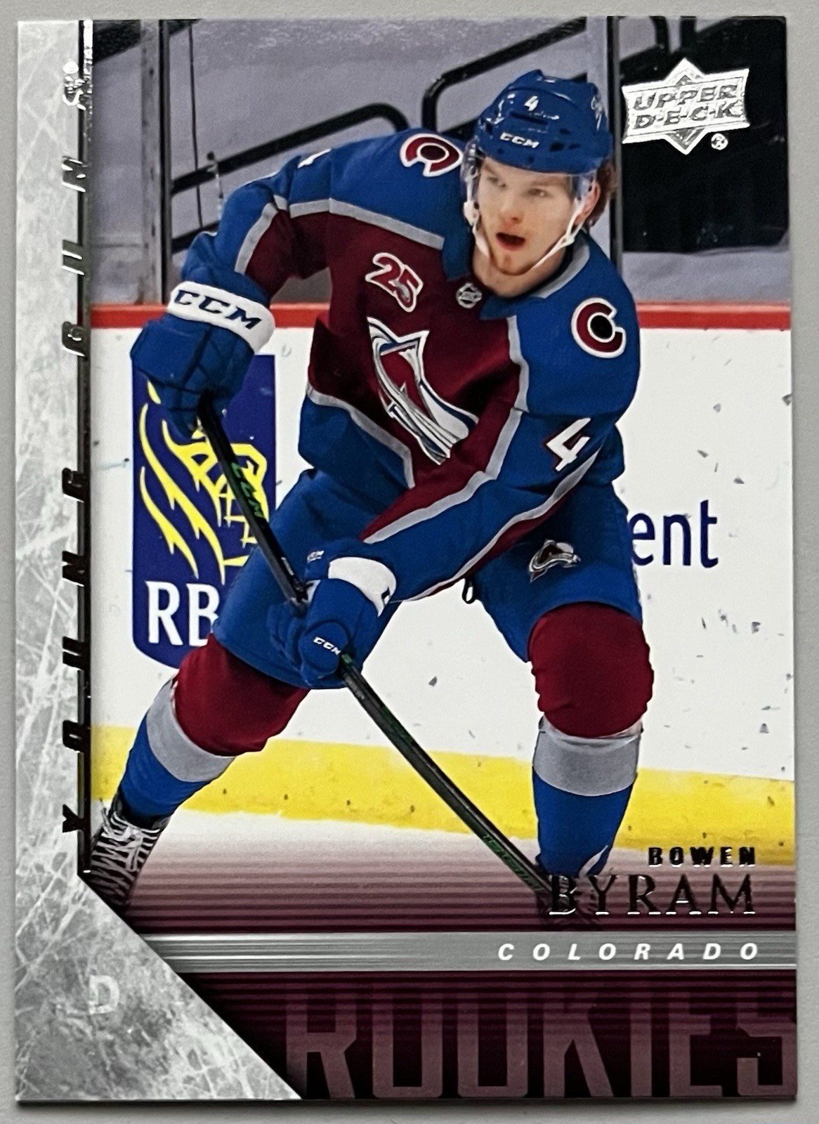 NHL 2020-21 Upper Deck Extended Series Retro Tribute Young Guns Bowen Byram T-98