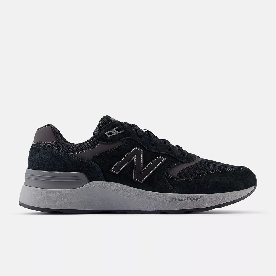 New Balance Fresh Foam Walking 880 v7 Negro Ancho 2E MW880BB7 Para hombres Talla Foto 3 de 4