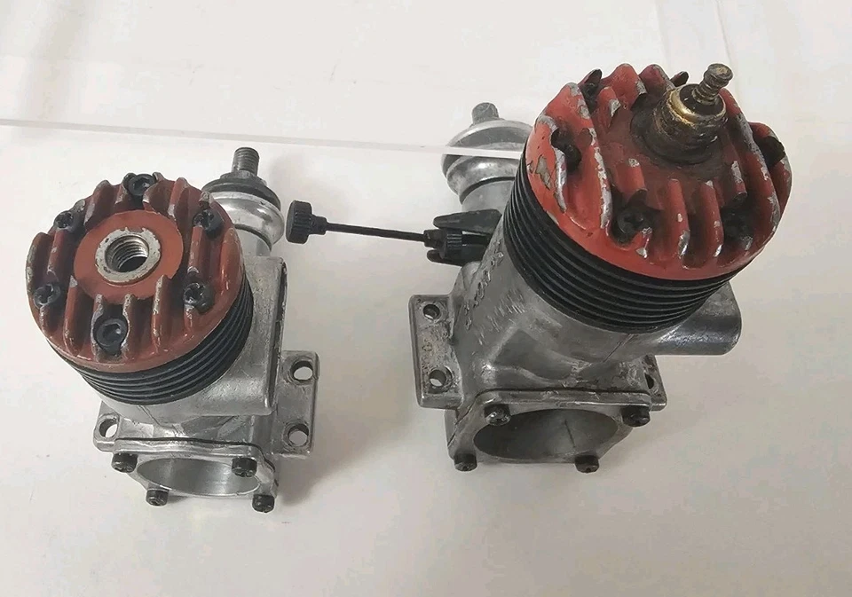 (2) Motor de avión McCoy Red Head 19 y 35 C/L vintage - bonito estéticamente Foto 3 de 4