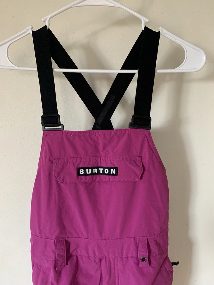 Burton Kids Snow Bibs Girls Size Medium - Image 2 of 4