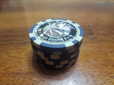 2009 Palms Casino Las Vegas Miller Lite March Hoops Viewing Party 7 Chips Set