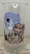 Vintage 1982 E.T. The Extra-Terrestrial "Phone Home " Drinking Glass~ Pizza Hut