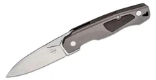 Boker Plus Eran Manasherov Aluma Folding Knife 3.58" D2 Stonewashed Blade, Gray