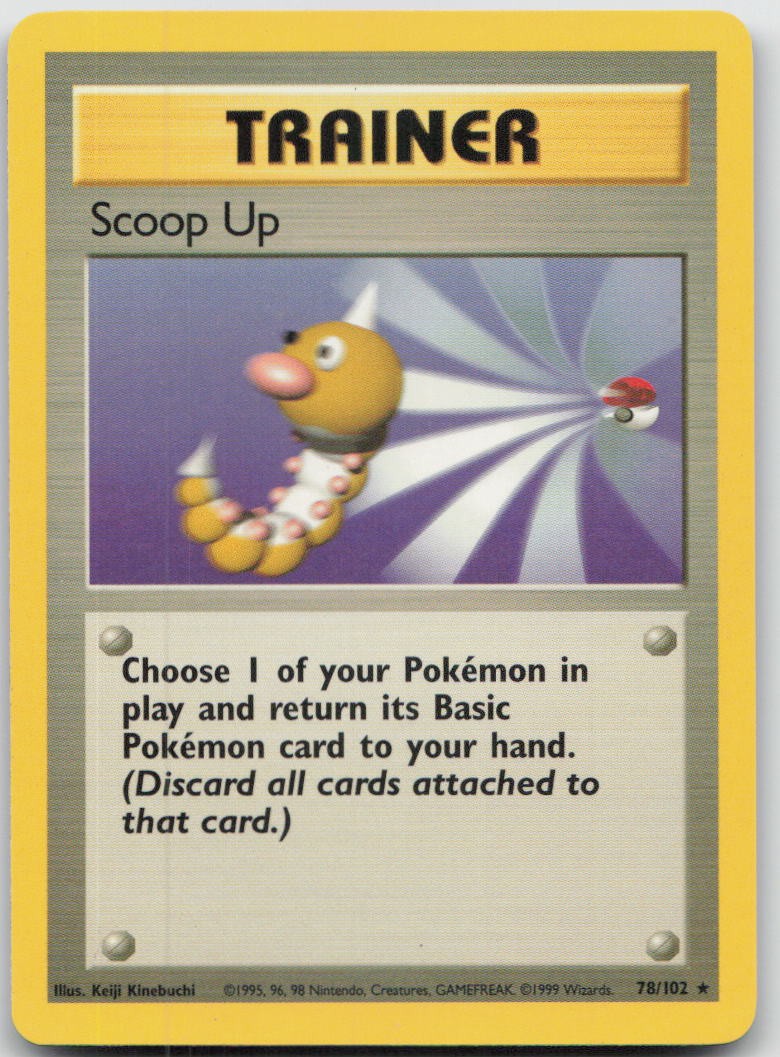 Scoop Up Rare from Legendary Collection, card number 104/110 in NM condition