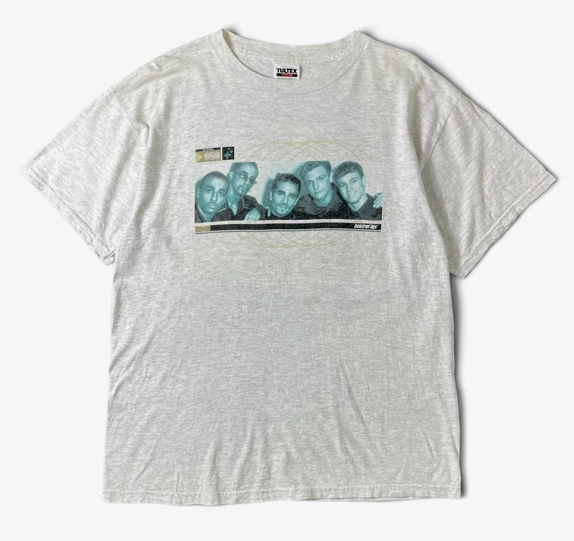 Vintage 1998 Backstreet Boys Concert T Shirt Tultex Heather Grey Mens Size Large - product detail image 1