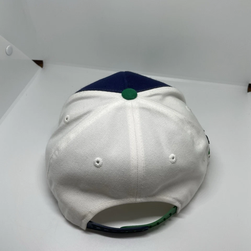 Zephyr Irish Notre Dame Cap Navy Green Embroidery Adjustable Snapback Hat - Image 2 of 4