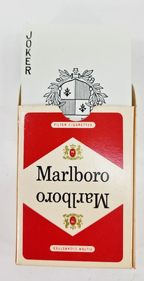 merit cigarettes vs marlboro Vintage Cigarette advertising Playing Cards -Marlboro, Merit, Benson,  Parliament