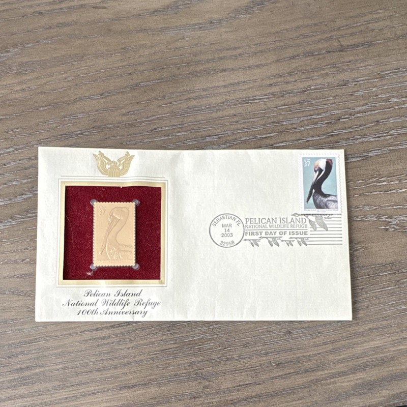 37 ct Stamp First Day of Issue Pelican Island Wildlife Refuge 100th Anniversary