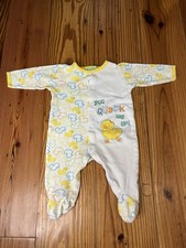 Vintage Carter  s Long Sleeve Footed Duck Pajamas Romper 3/6 Months Baby