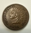 1885 Indian Head Cent Sharply Struck Choice AU++ Tougher Date 4 Full Diamonds
