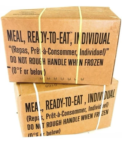 Authentic Military Ameriqual MRE A&B Cases One Price Insp.  2025  Exp. 2027 - Picture 1 of 8