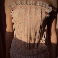 1900s French Cotton Corset Top