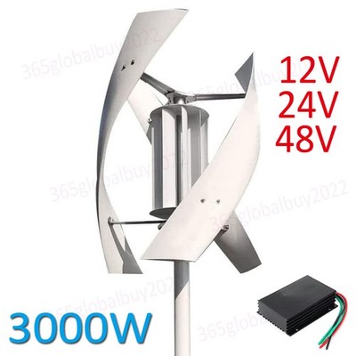 3000W Vertical Windturbinen-Generator MPPT Laderegler Windmill Motor 12V/24V/48V