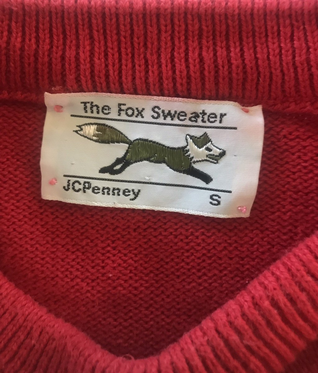 Vintage JC Penney The Fox Sweater Men