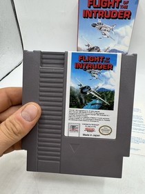 Flight Of The Intruder - (Nintendo NES Game) Box And Game - Authentic - Tested