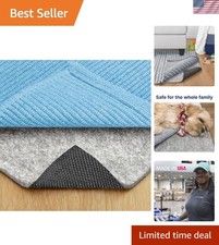 Dual Surface - 8'x10' - 1/4" Thick - Felt  Rubber - Non-Slip Backing Rug Pad...