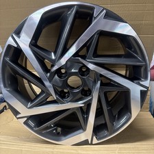 Hyundai i20 MK3 GREY/DIAMOND Cut Single Alloy Wheel Rim 7Jx17 52910-Q0300 ET54