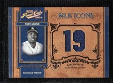 2004 Playoff Prime Cuts II MLB Icons Jersey Number Materials /10 Tony Gwynn a8a