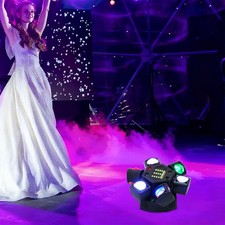 6 Arms Stage Light LED Moving Head Beam Light Bee Eye Laser DJ Disco Party Club