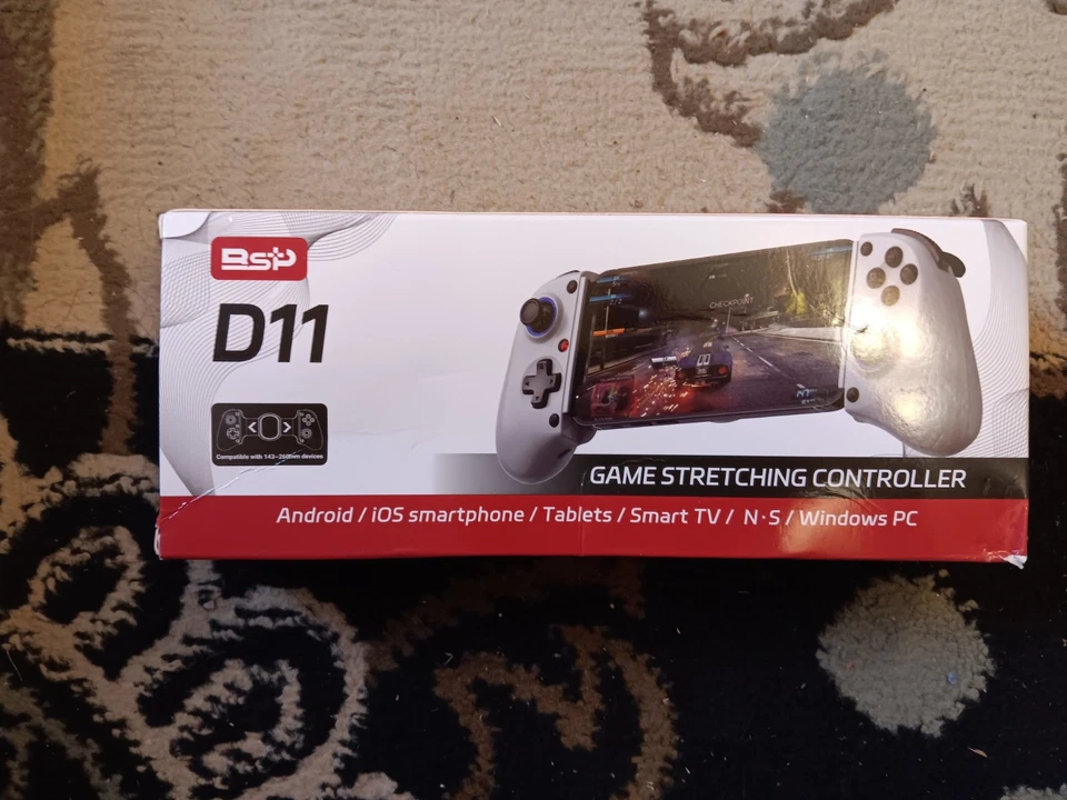 BSP D11 Telescopic Game Controller RGB Light Mobile Phone Gamepad withTurboBlack - Image 2 of 4