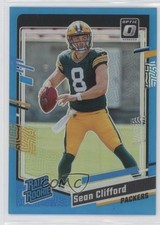 2023 Panini Donruss Optic Rated Rookie Aqua Prizm 256/299 Sean Clifford #242 3hd