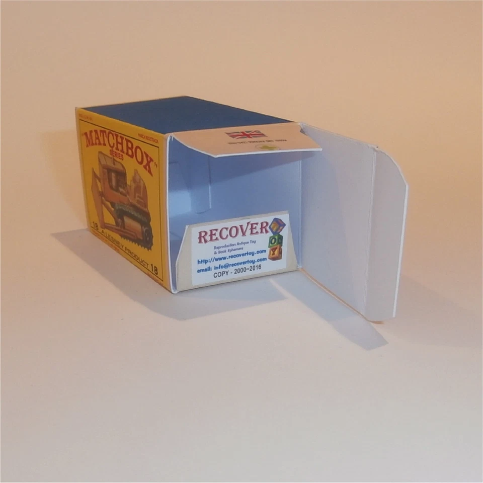 Matchbox Lesney 18d Caterpillar Bulldozer E Style Repro Box - Image 4 of 4