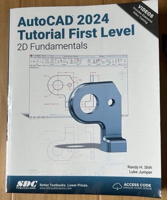 AutoCAD 2024 Tutorial First Level 2D - Paperback, by Randy Shih; Luke - Good