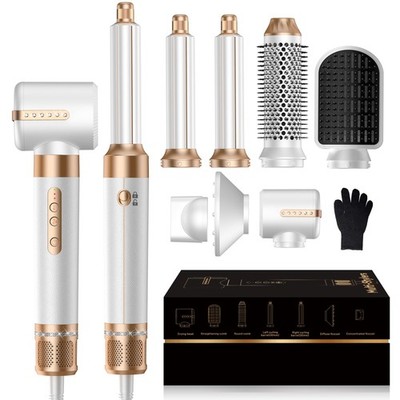 Blow Dryer Brush 7 in ONE，Autowrap Curling Wand, 110,000 RPM High-Speed Negat...