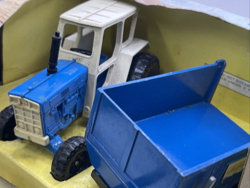 1978 Lone Star Farmers Boy Series 1703 Tractor & Tipper In Box - Picture 3 of 4