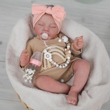 Reborn Baby Doll Girl 20 Inch Full Body Posable Realistic 3D Skin
