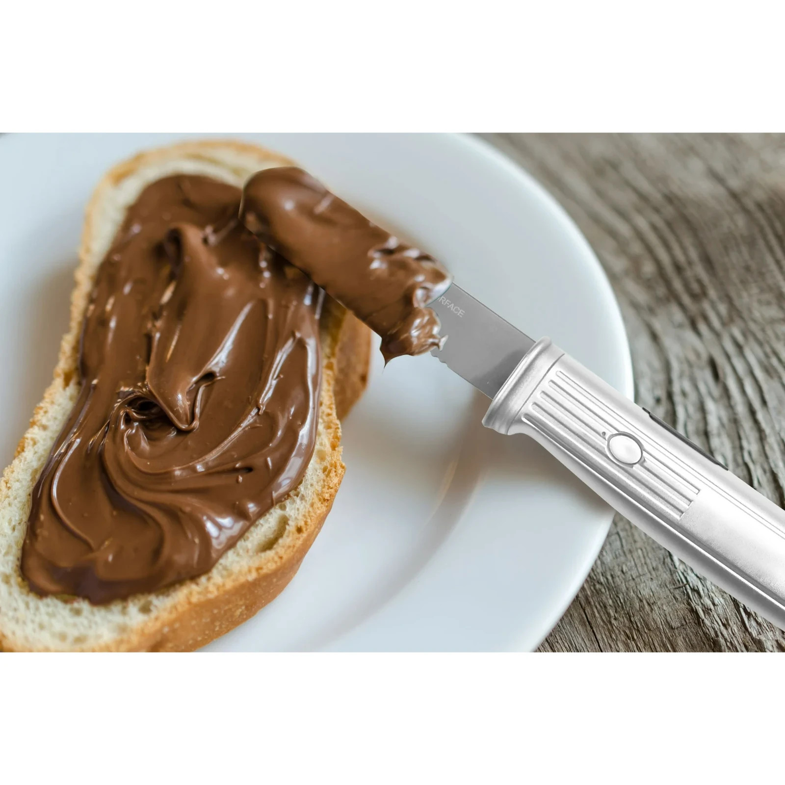 Speedy Spreader Heated Butter Knife As Seen On TV Rechargeable Stainless Steel
