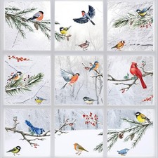 8 Sheets Winter Window Clings Decorations 2026 Upgrade Winter Christmas