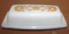 Pyrex Butterfly Gold covered Butter Dish